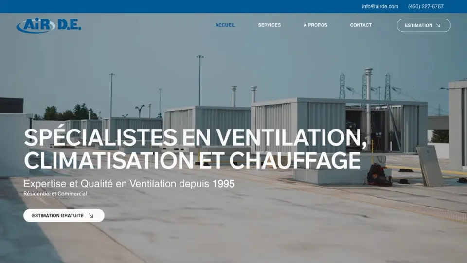 AIR DE, thermopompes et climatisation à Saint-Sauveur