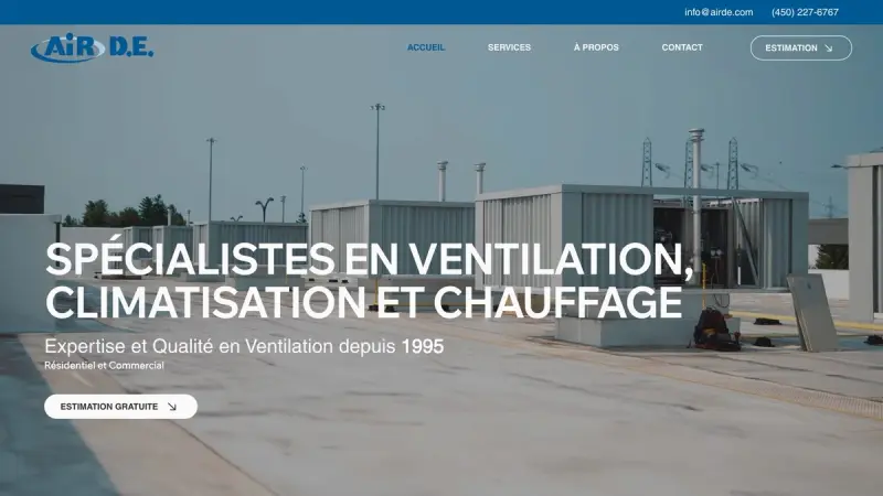 AIR DE, thermopompes et climatisation à Saint-Sauveur