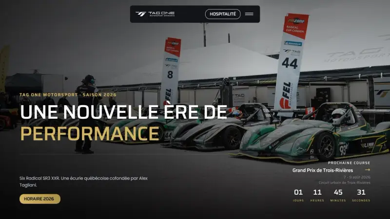Tag One Motorsport, écurie de course