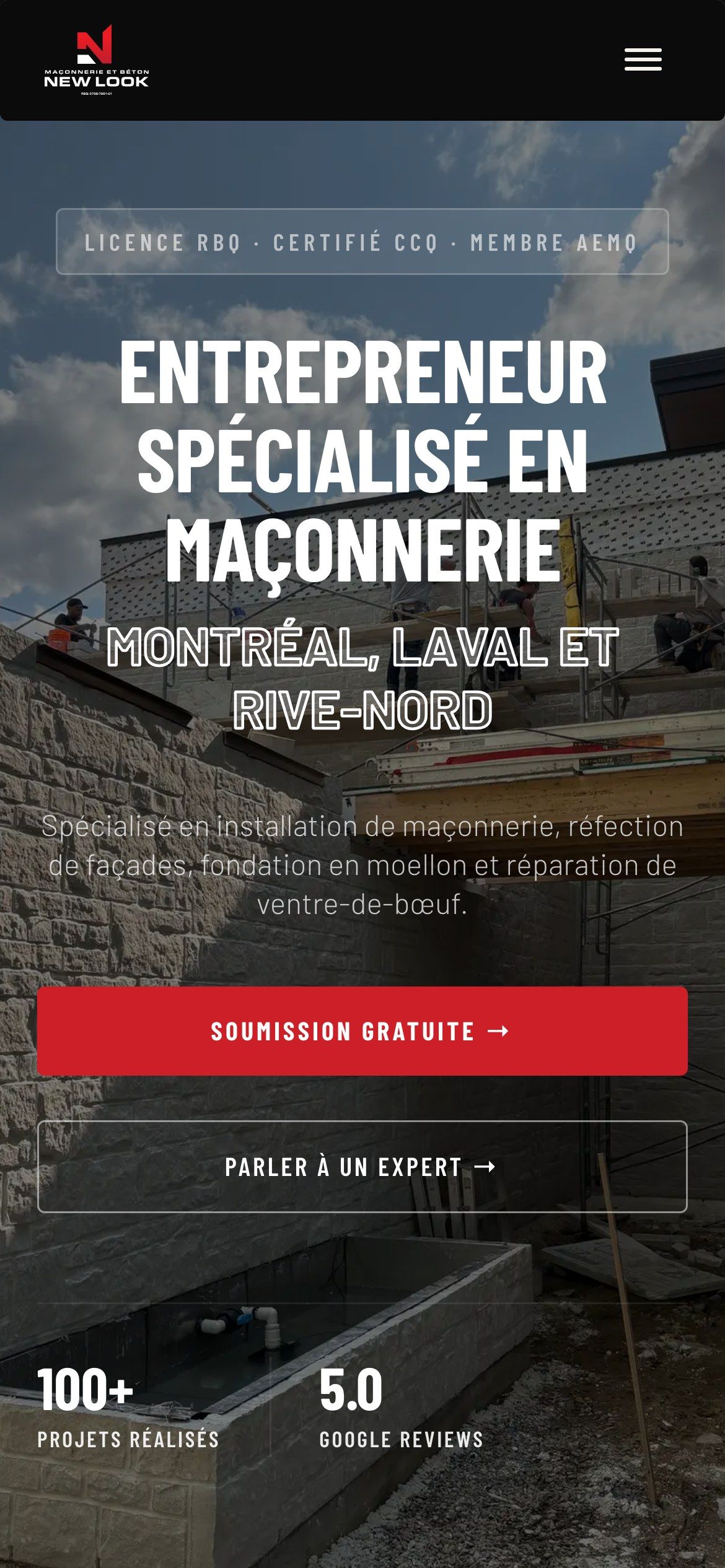 Le site de MBNL au téléphone