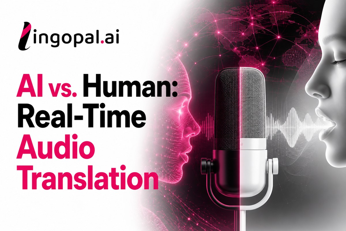 AI vs. Human: Real-Time Audio Translation Real-time audio translation platforms: Which is better, AI-driven or human interpretation?
