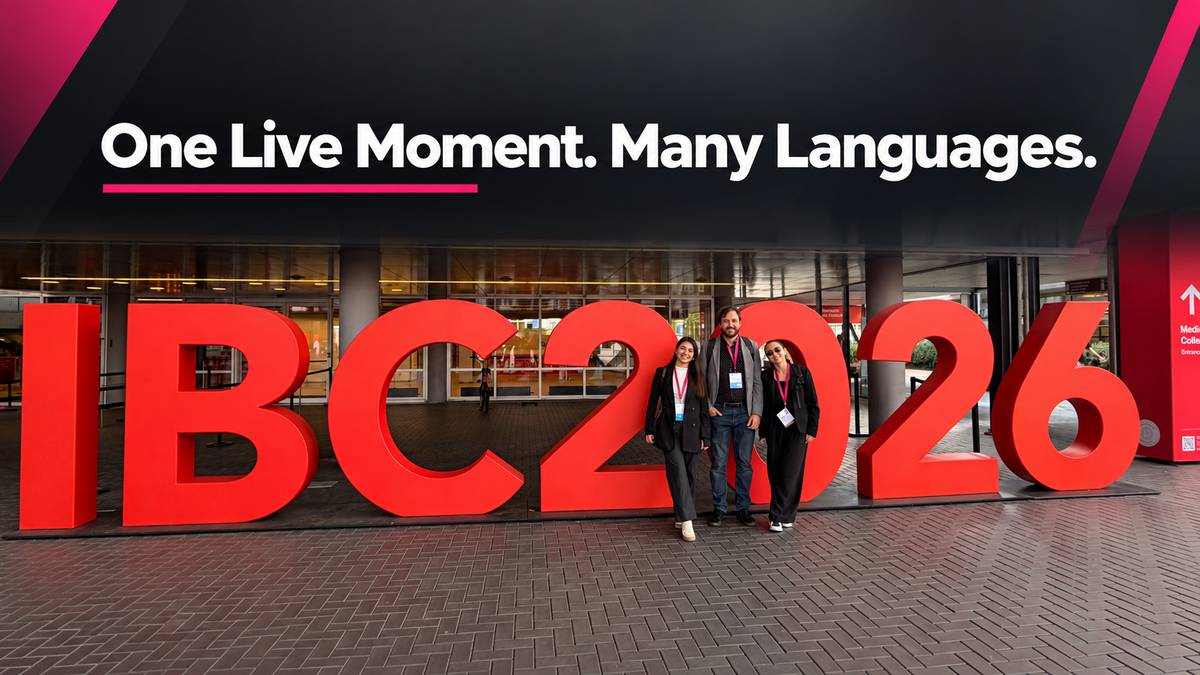 Discover how Lingopal showcased real-time AI translation, multilingual dubbing, live captioning, and broadcast localization at IBC 2026 in Amsterdam.