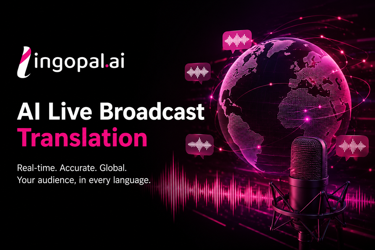 AI Live Broadcast Translation