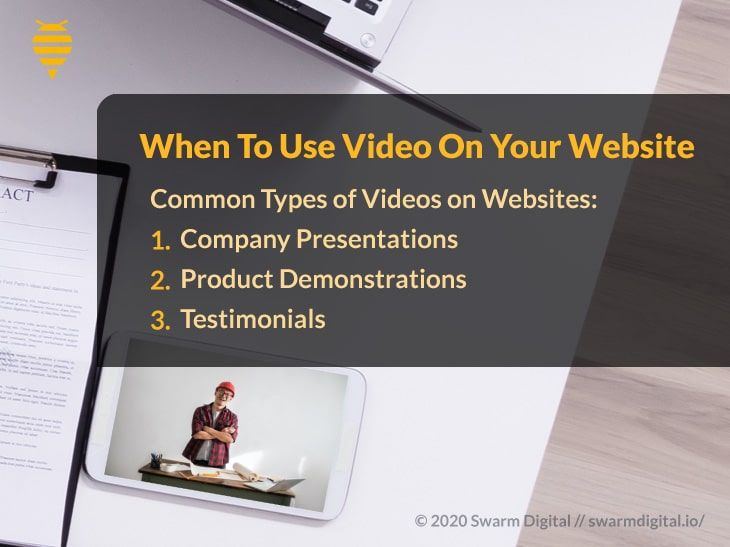 When Should I Use Copy, Graphics, and Video on My Website?