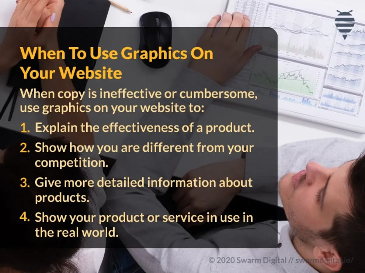 When Should I Use Copy, Graphics, and Video on My Website?