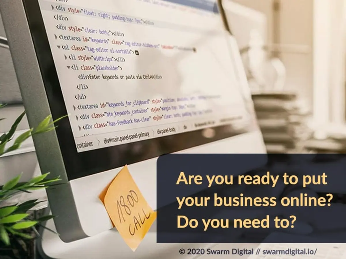 Need to Put Your Business Online? Swarm Shows You How.