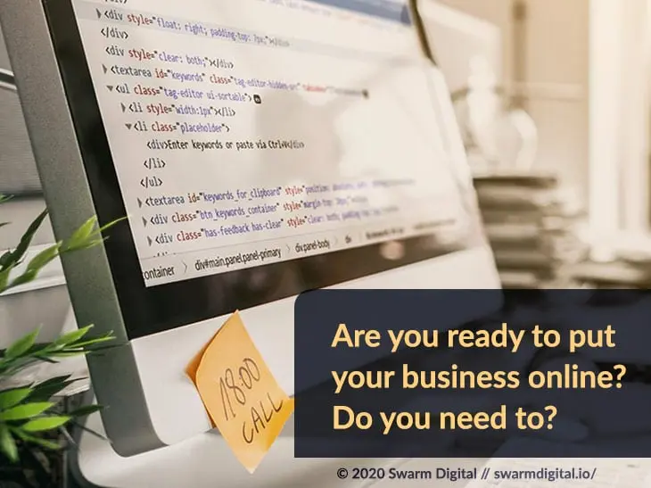 Need to Put Your Business Online? Swarm Shows You How.