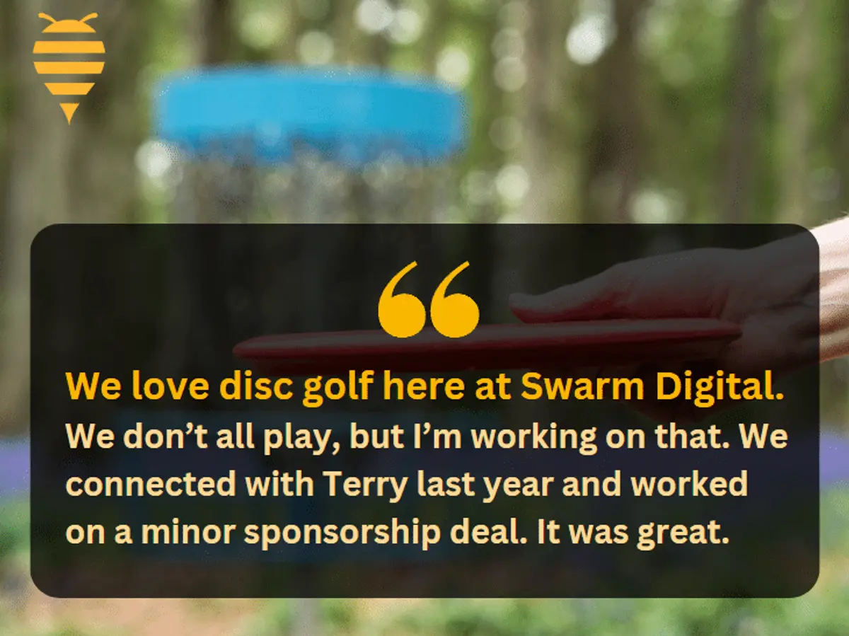 The Disc Golf Guy Sponsored by Swarm Digital
