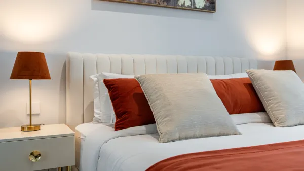 Designed bedroom for airbnb in dubai