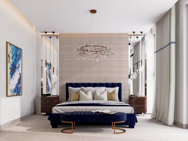 Master bedroom design in Dubai 