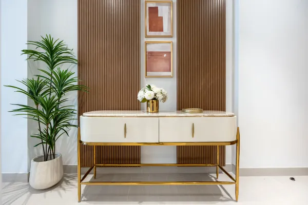 Entrance design for luxury airbnb 