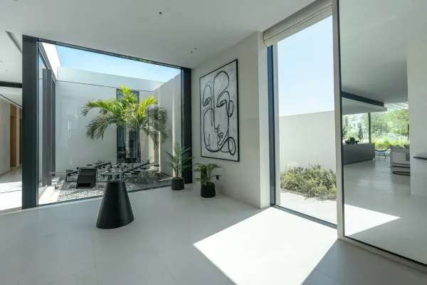 Interior design entrance for luxury villa 