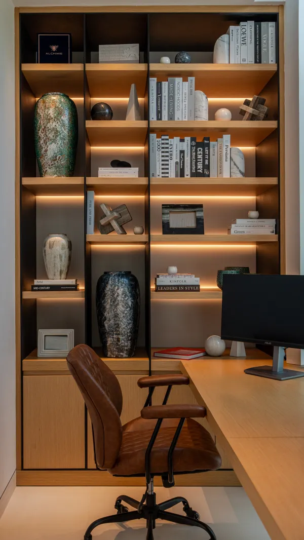 Private office inside private villa in dubai