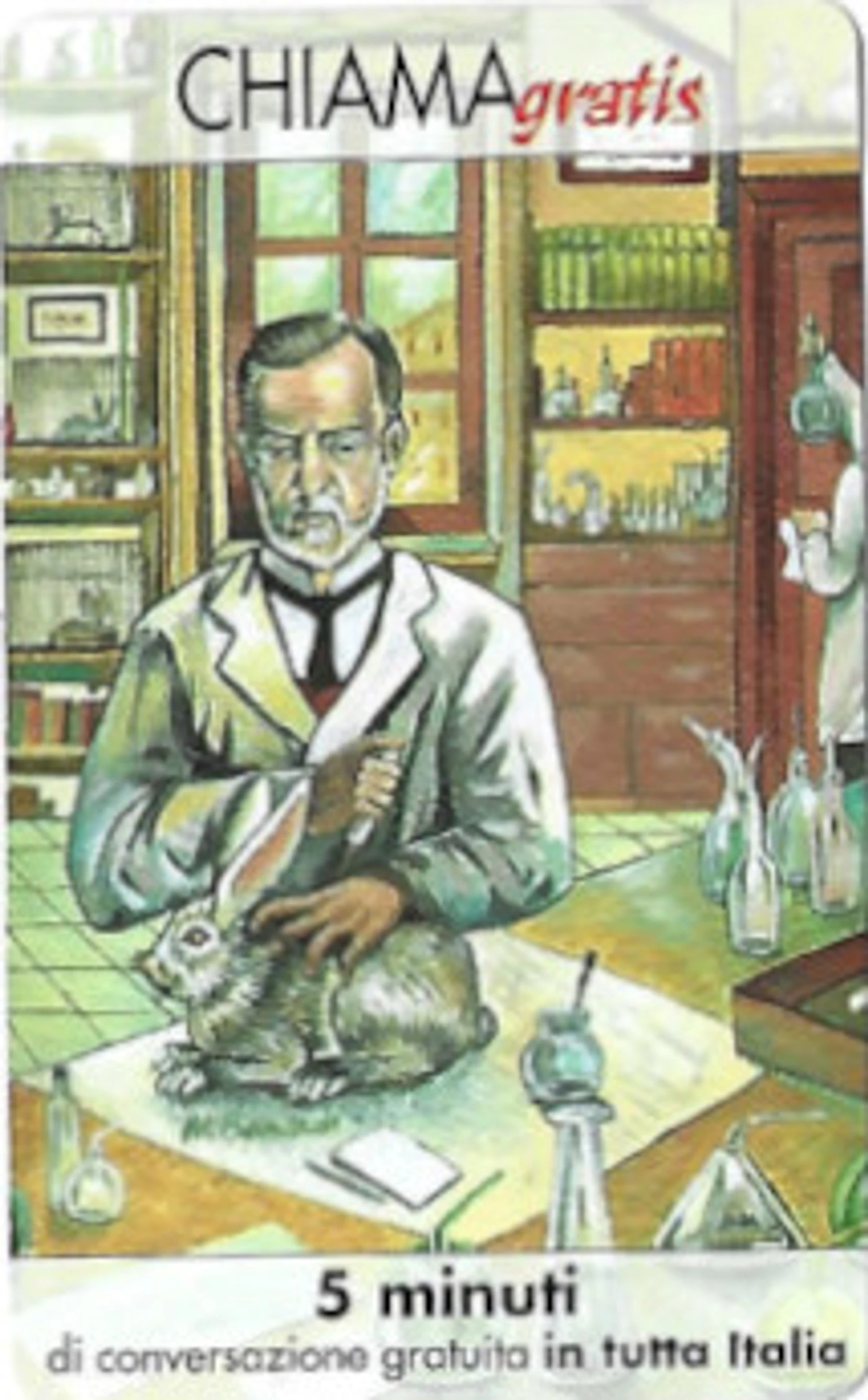 carta telefonica Telecom Louis Pasteur