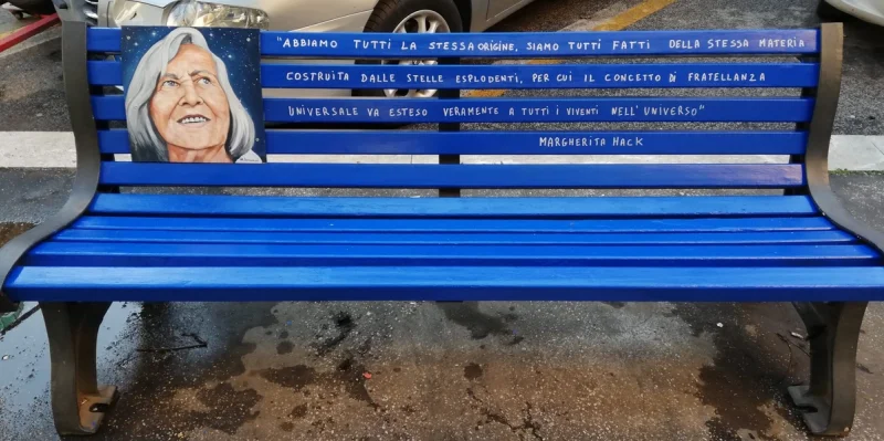 panchina della scienza (Margherita Hack)