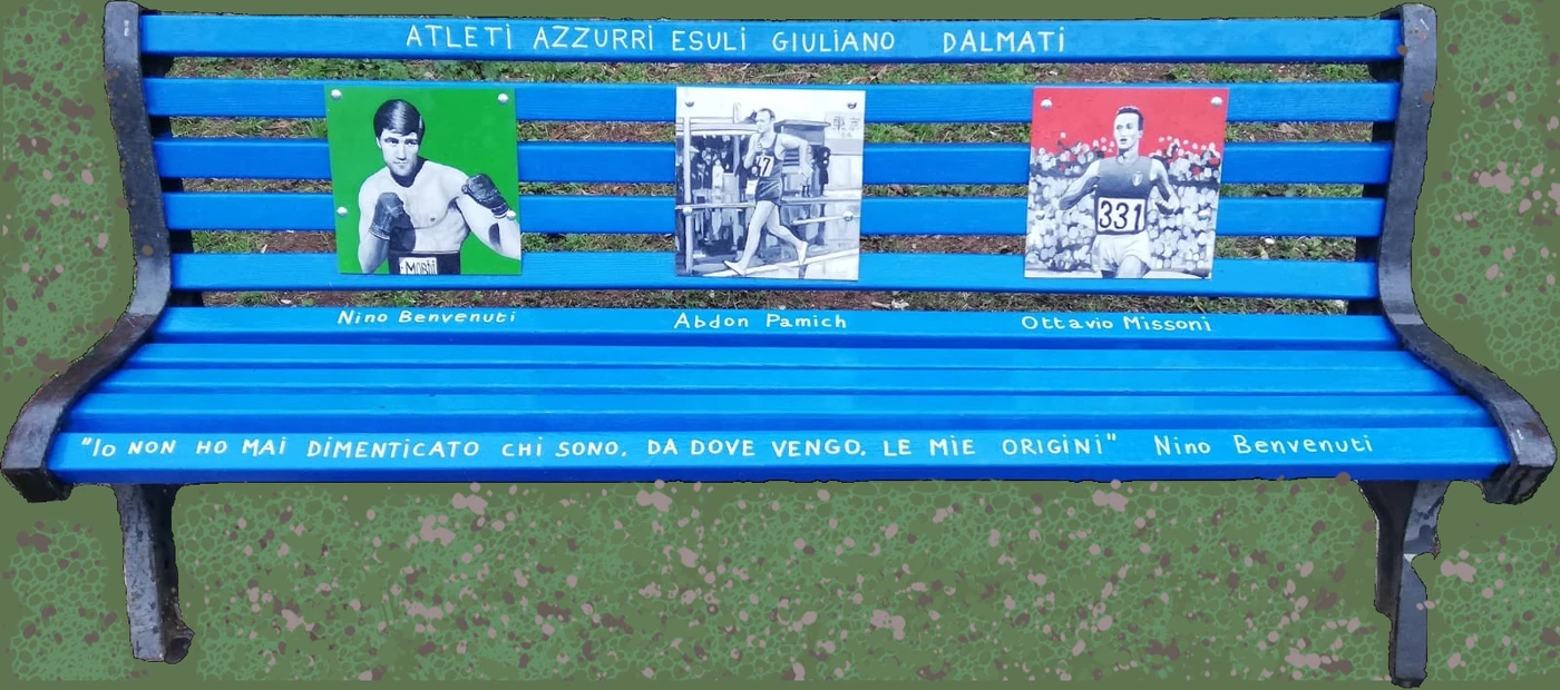 panchina degli esuli Giuliano Dalmata