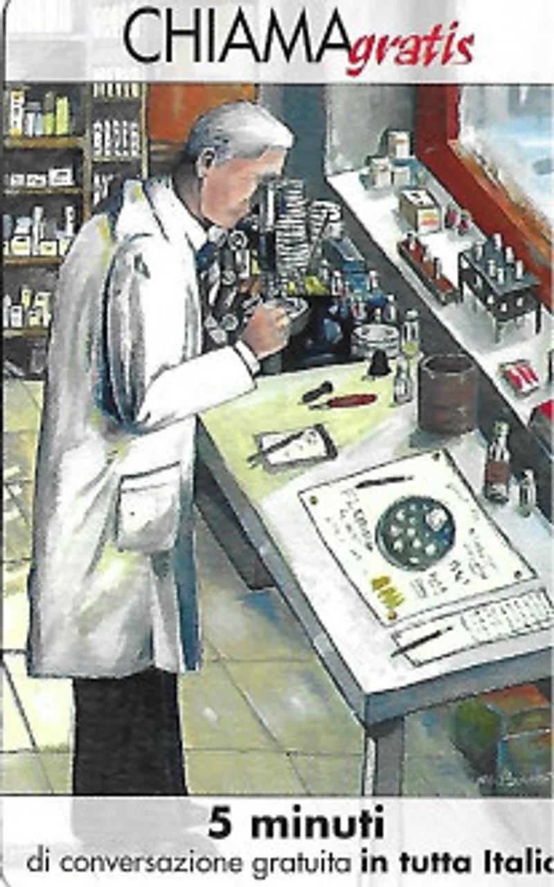 carta telefonica Telecom Alexander Fleming