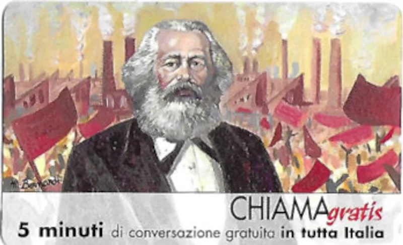 carta telefonica Telecom Carl Marx