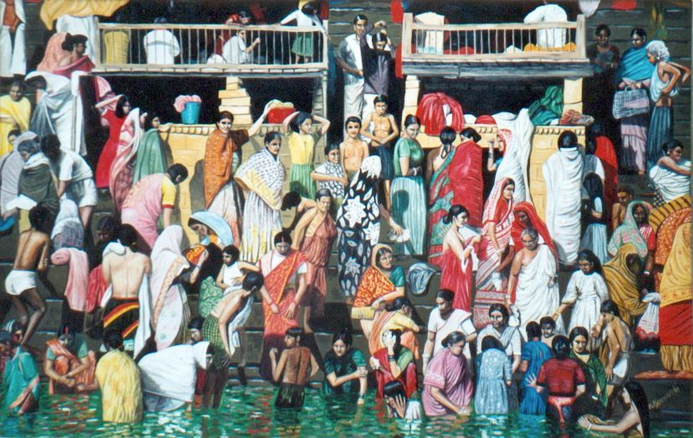 Il bagno nel fiume sacro
