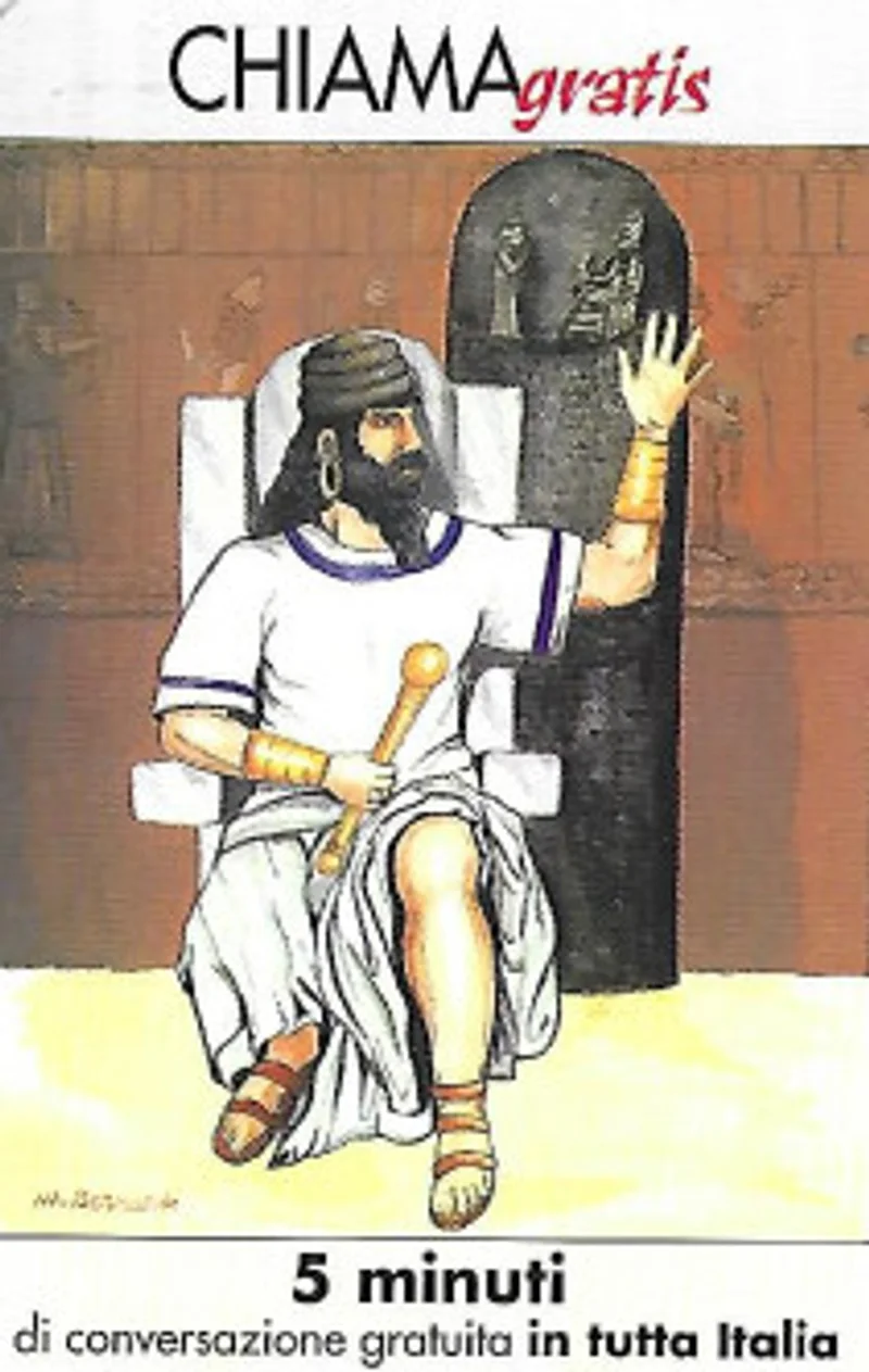 carta telefonica Telecom Hammurabi