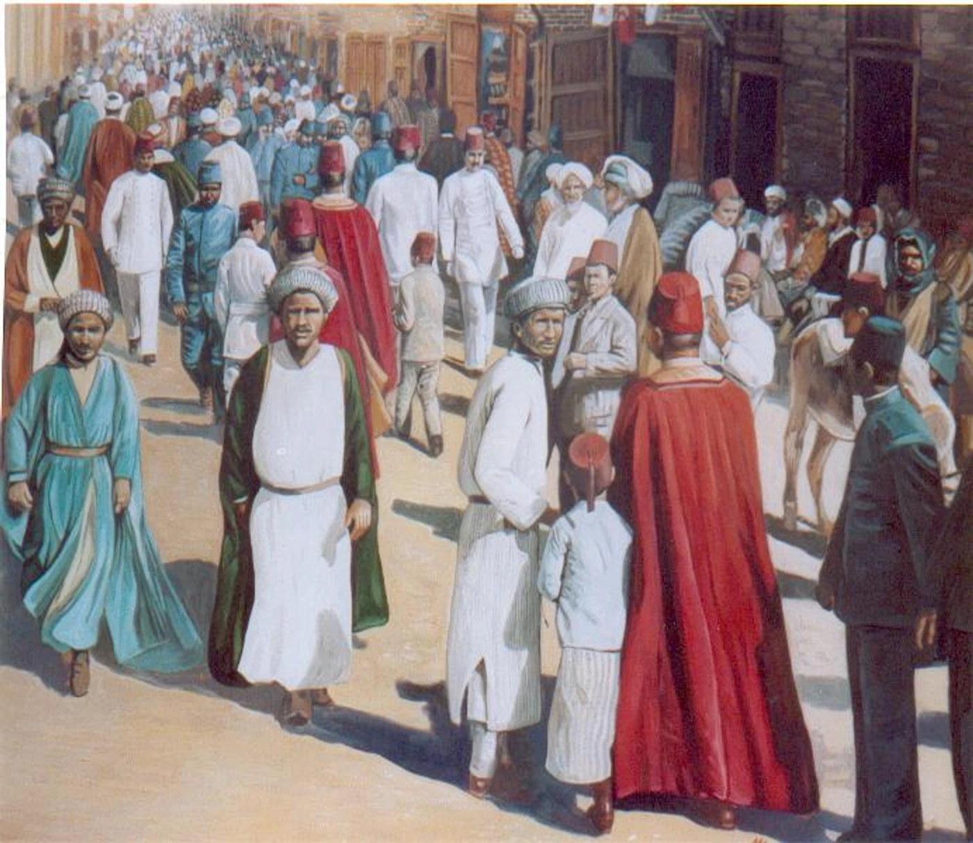 Baghdad — Massimiliano Bernardi, acrilico su tela, 70×80cm, 2004