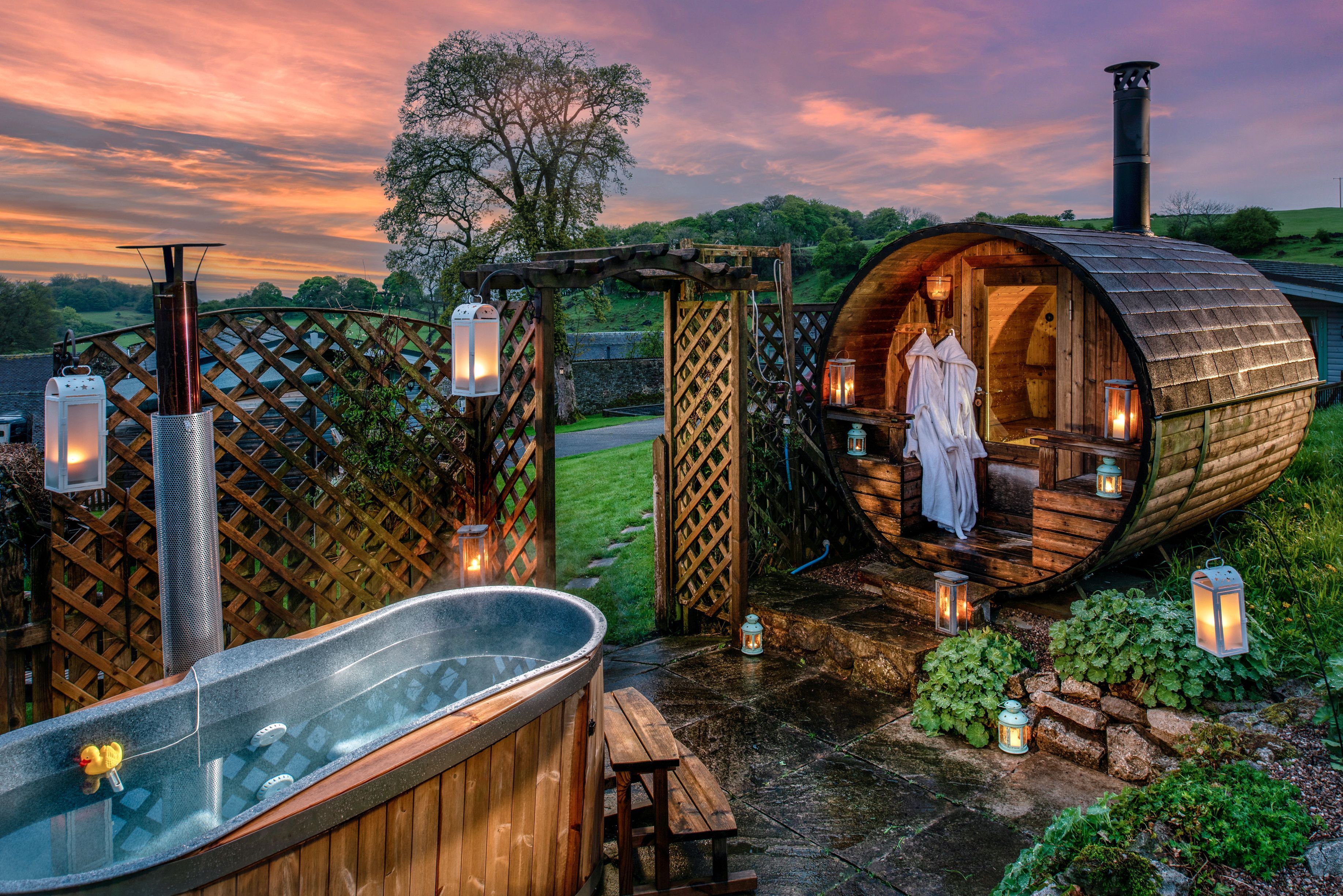 Glamping pod with hot tub UK - My Eco Escape