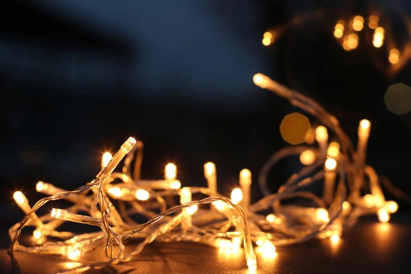 Christmas Decoration with Energy-Efficient Lighting