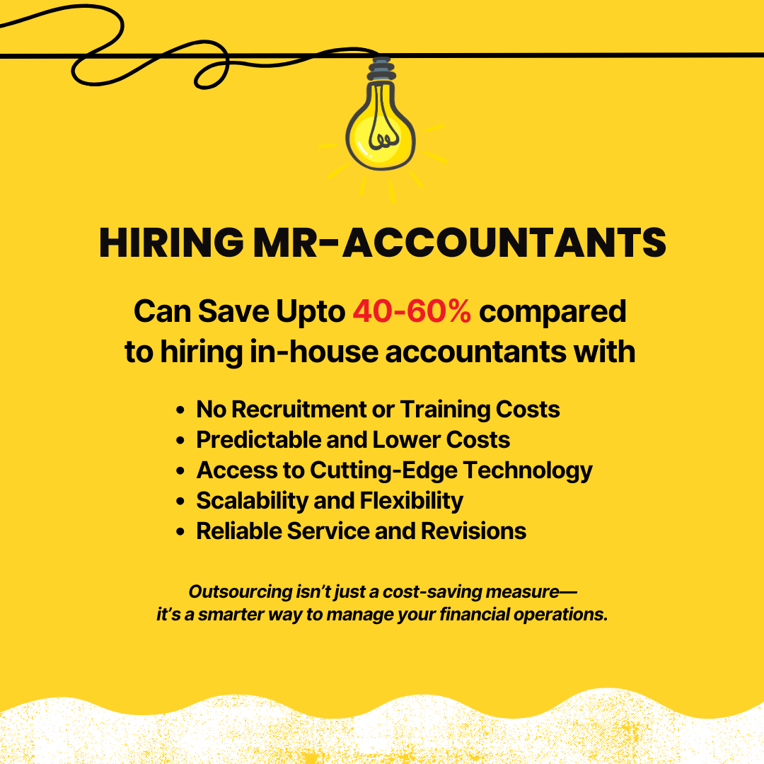 With Mr-Accountants you can save up to 40-60% compared to hiring in-house accountants.