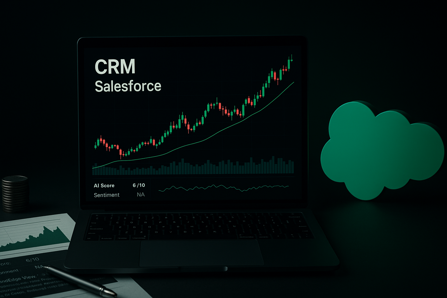 Salesforce (CRM) Trade Setup: App Engagement Surge Meets Cautious AI Score