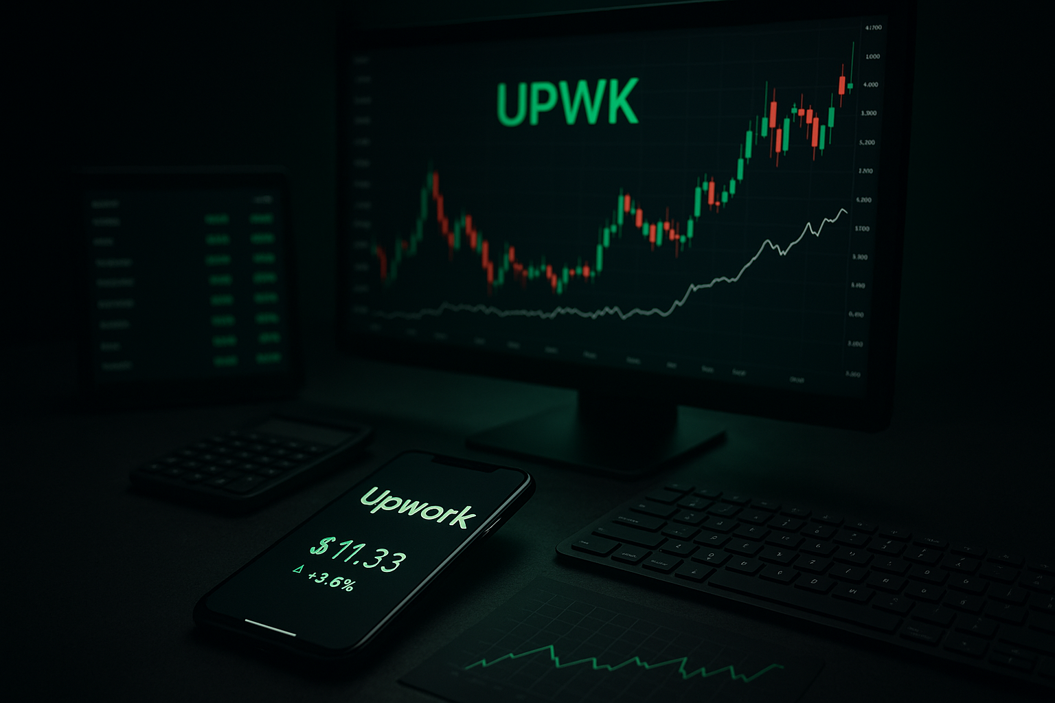 Upwork (UPWK) Trade Setup: App Download Surge Meets Oversold Price Action