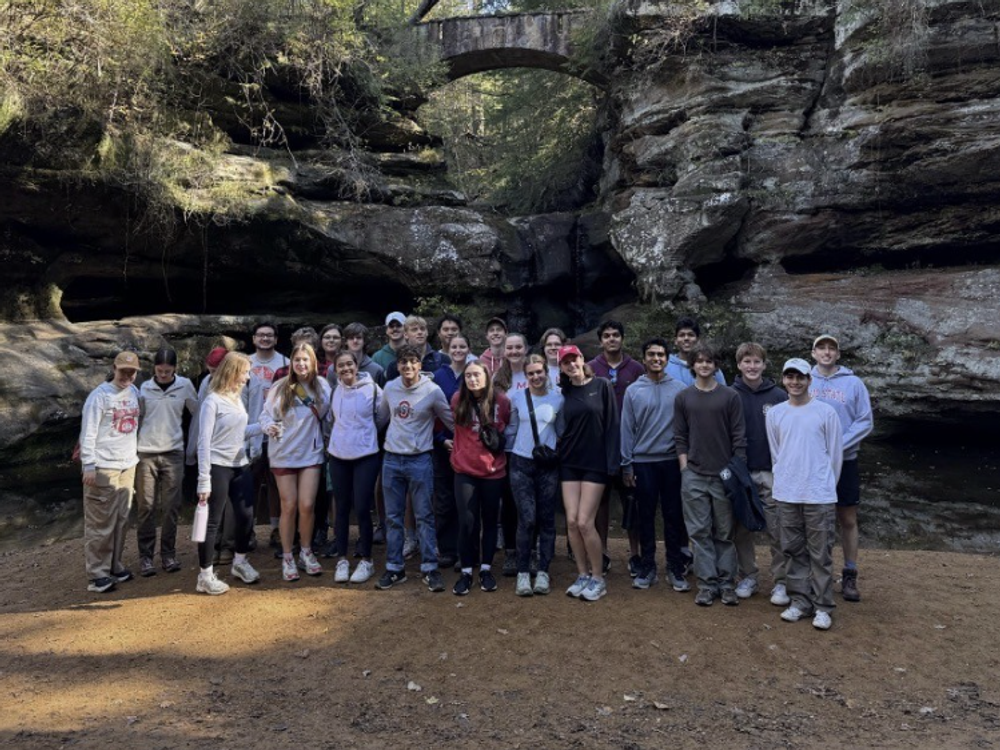 EWB OSU team members on site in Carrera, Ecuador