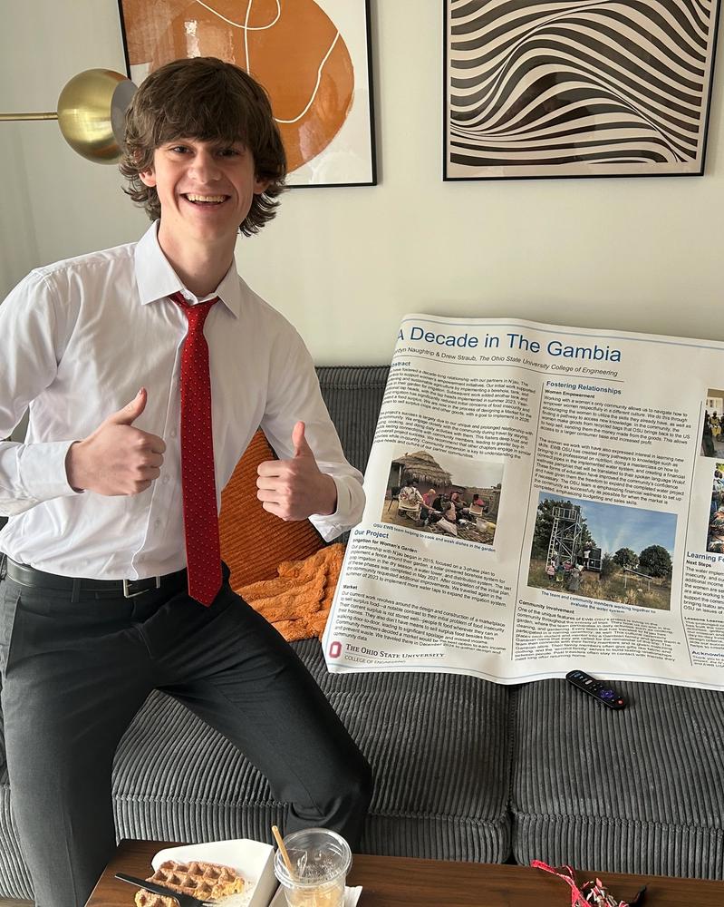 Drew Straub, EWB OSU VP International Gambia