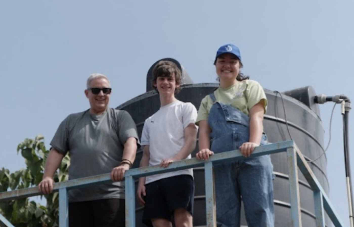 EWB OSU members working on the DRIPPY Beans project at South Side Family Farms