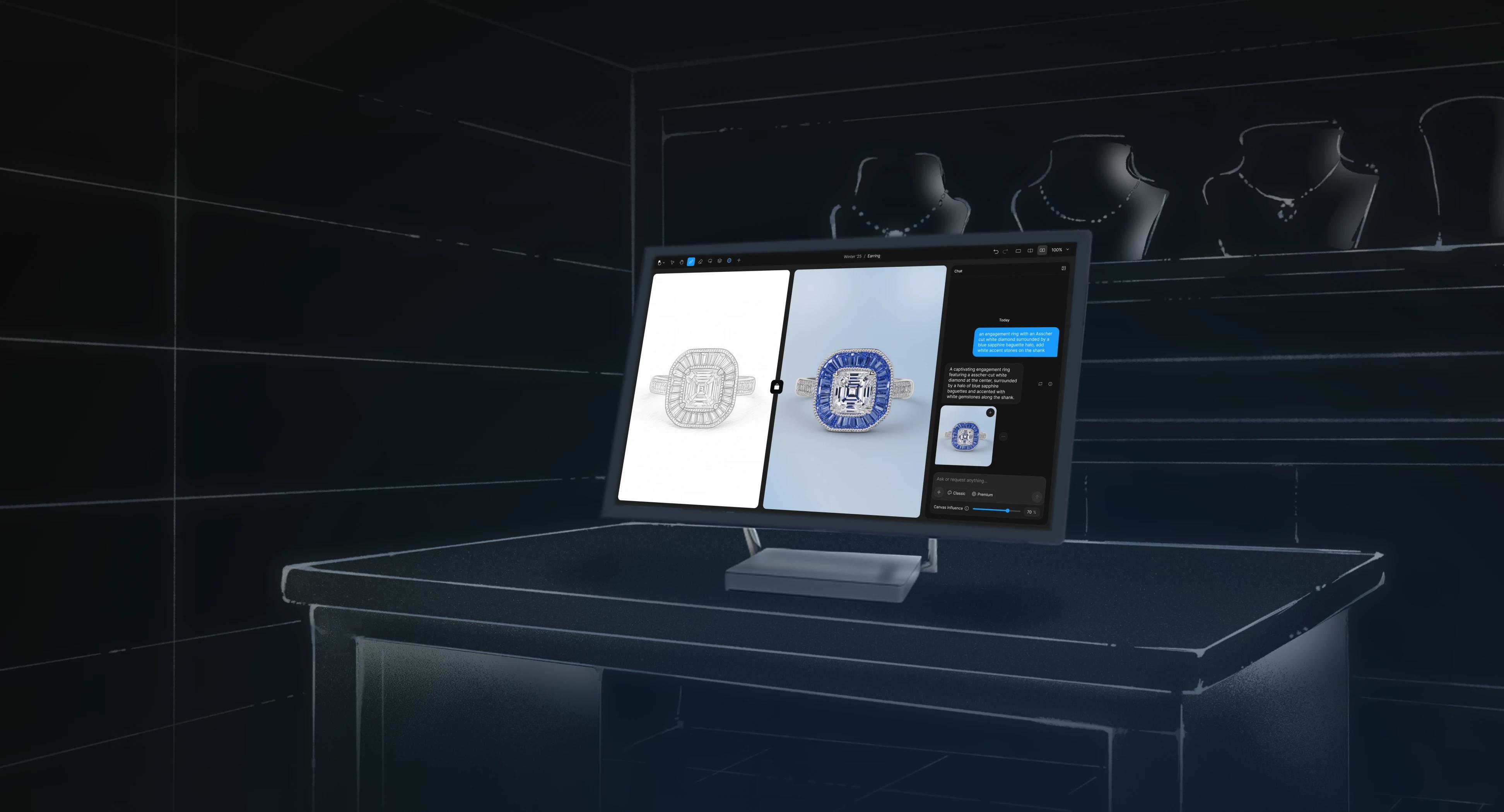 AI-powered customization. In your store. In real time.