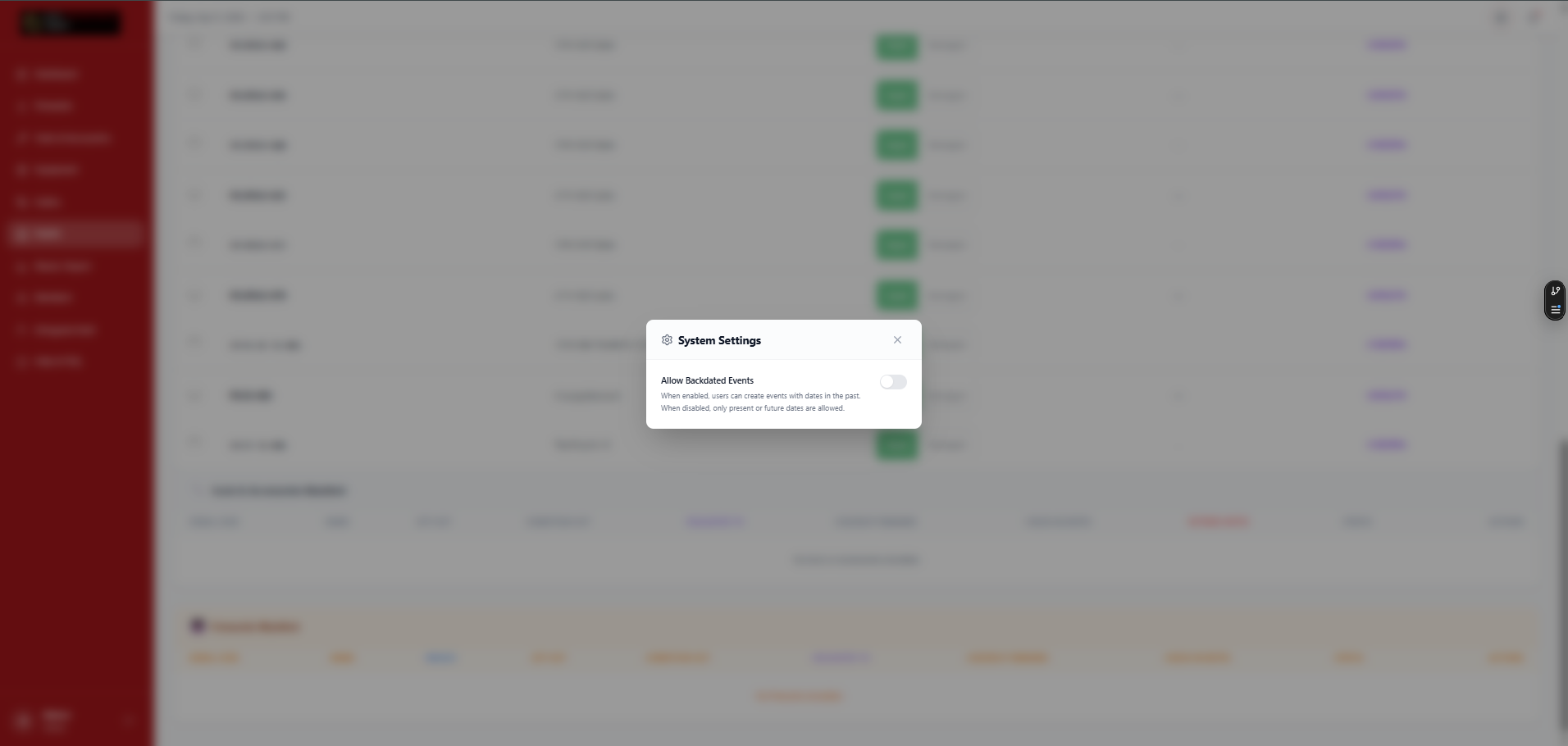 System Settings