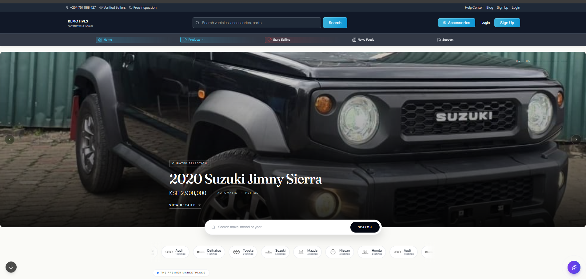 Header With Carousel
