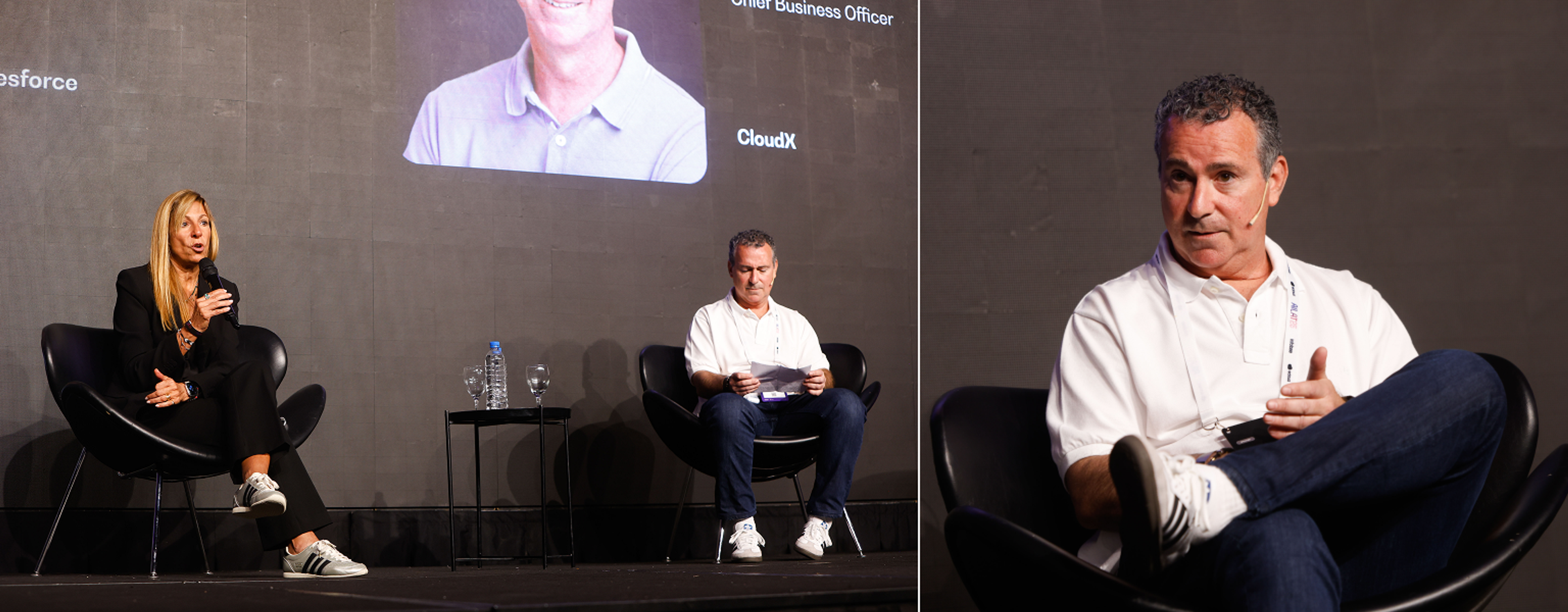 Axel Abulafia, CBO at CloudX, moderated a high-impact Q&A session with Silvia Tenazinha, General Director at Salesforce.