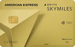 Card art of the American Express Delta SkyMiles Gold Card