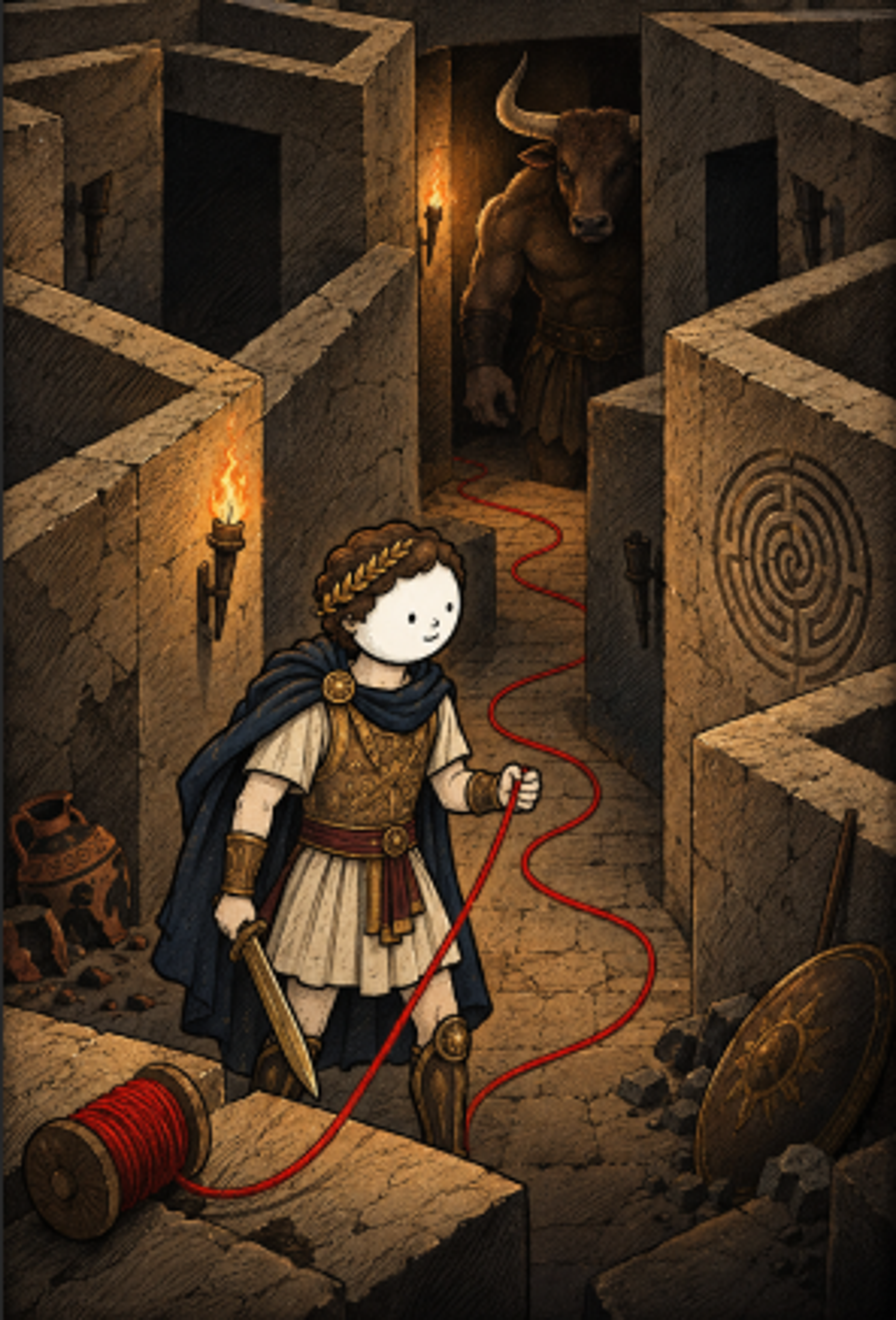 The Dark Truth of the Minotaur Labyrinth