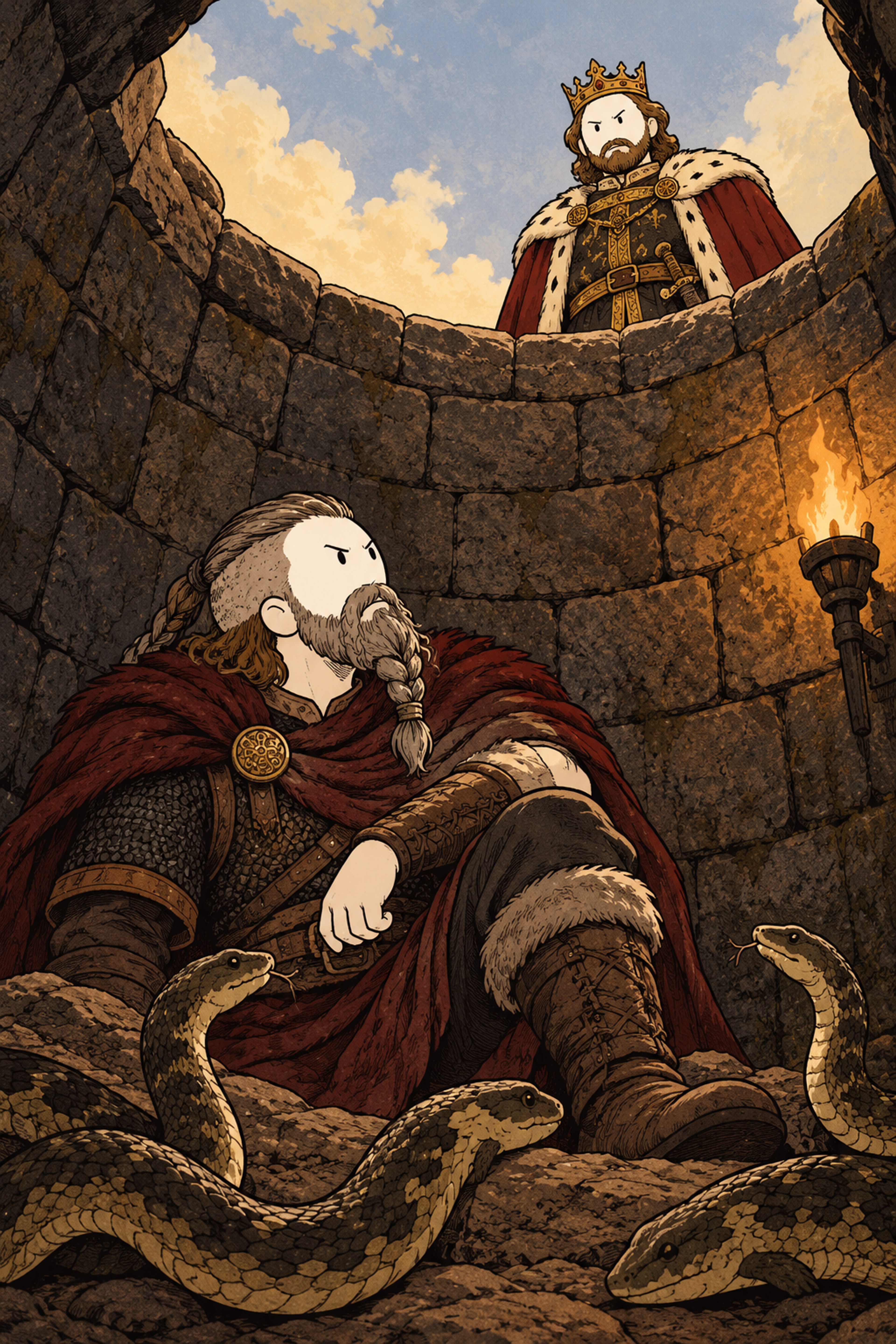 The King Who Threw a Viking Into a Snake Pit