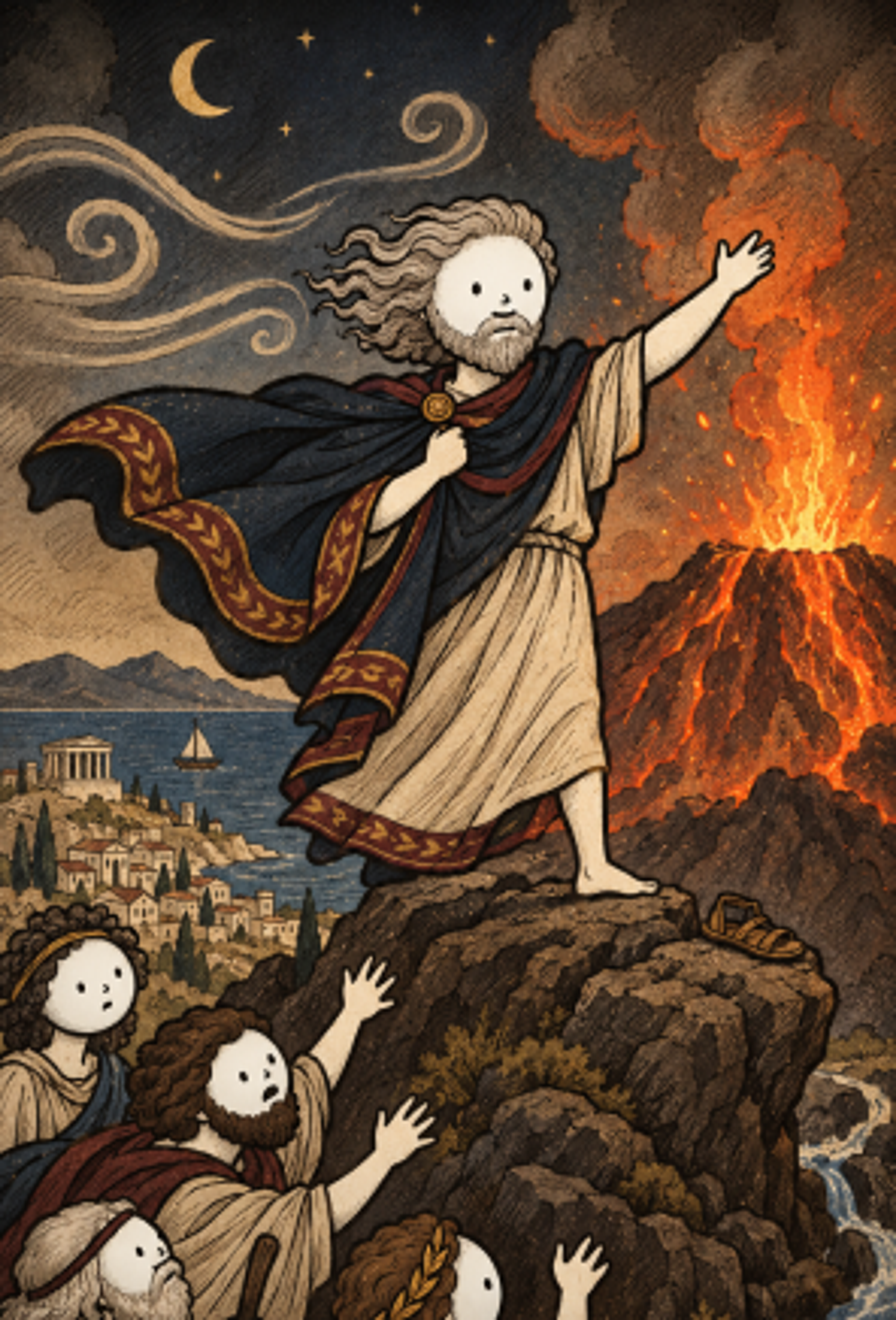 The Philosopher Who Jumped Into a Volcano