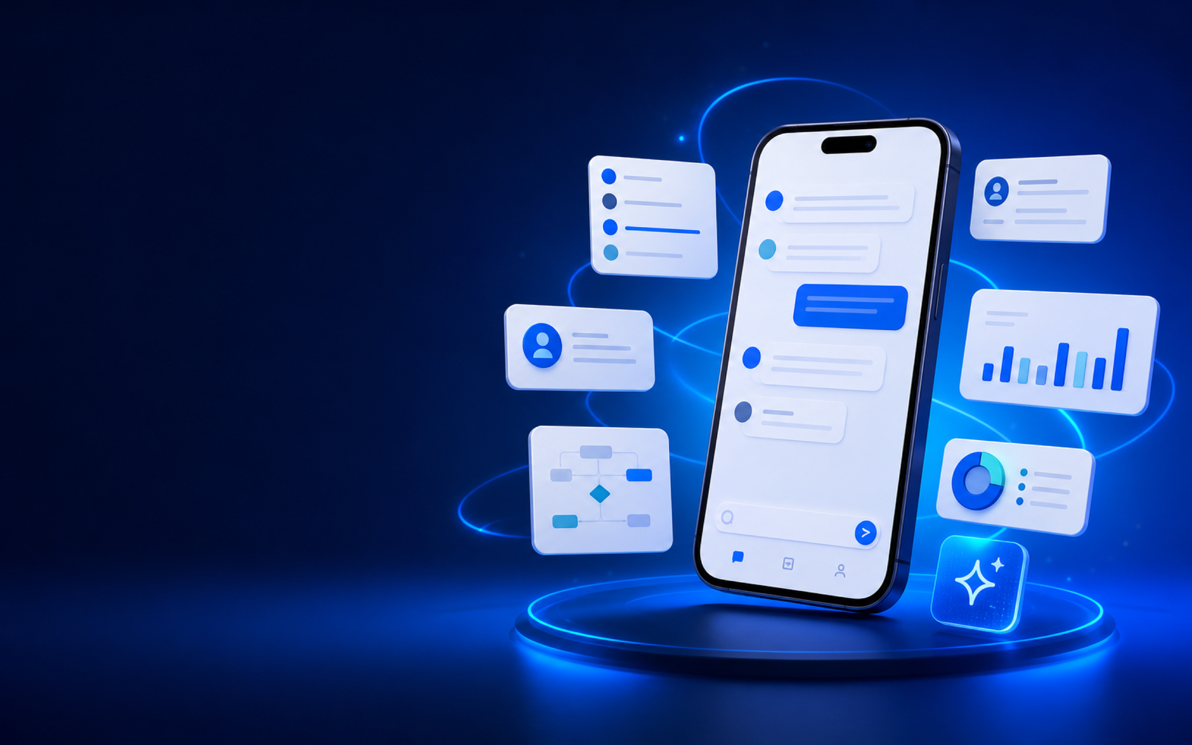 WhatsApp Forms phone conversation preview