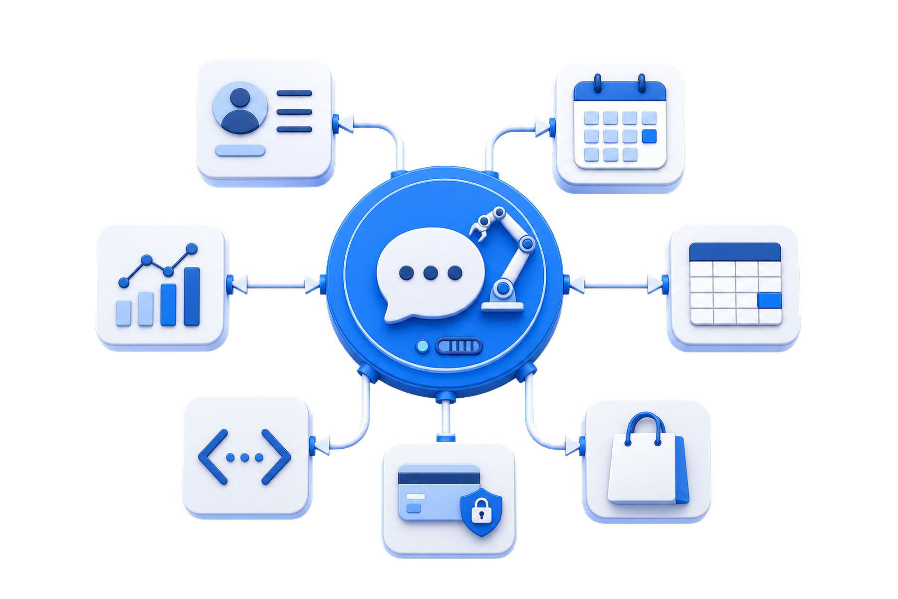 Implifie connected WhatsApp Business API ecosystem with CRM, broadcasts, analytics, calendar, commerce, and workflow integrations