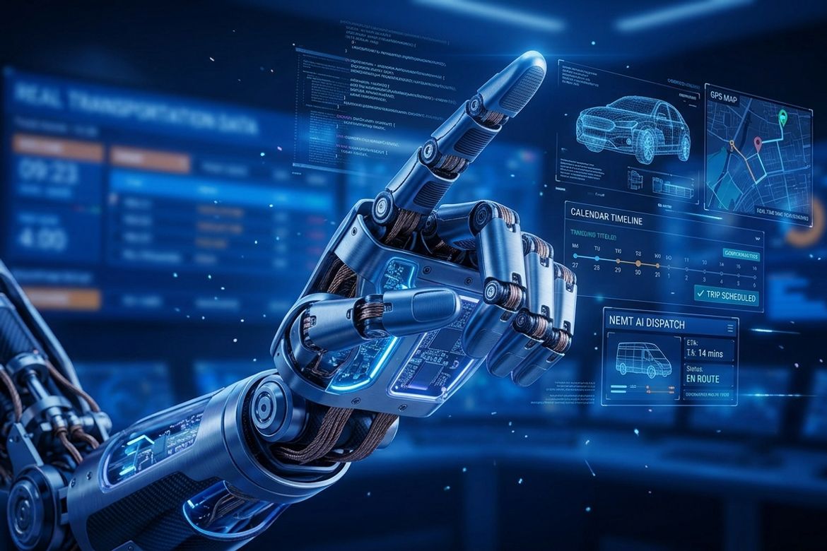 What is an AI Receptionist in NEMT?