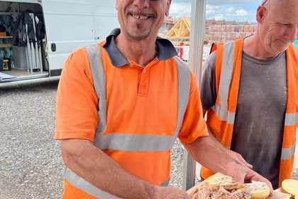 Hog roast catering