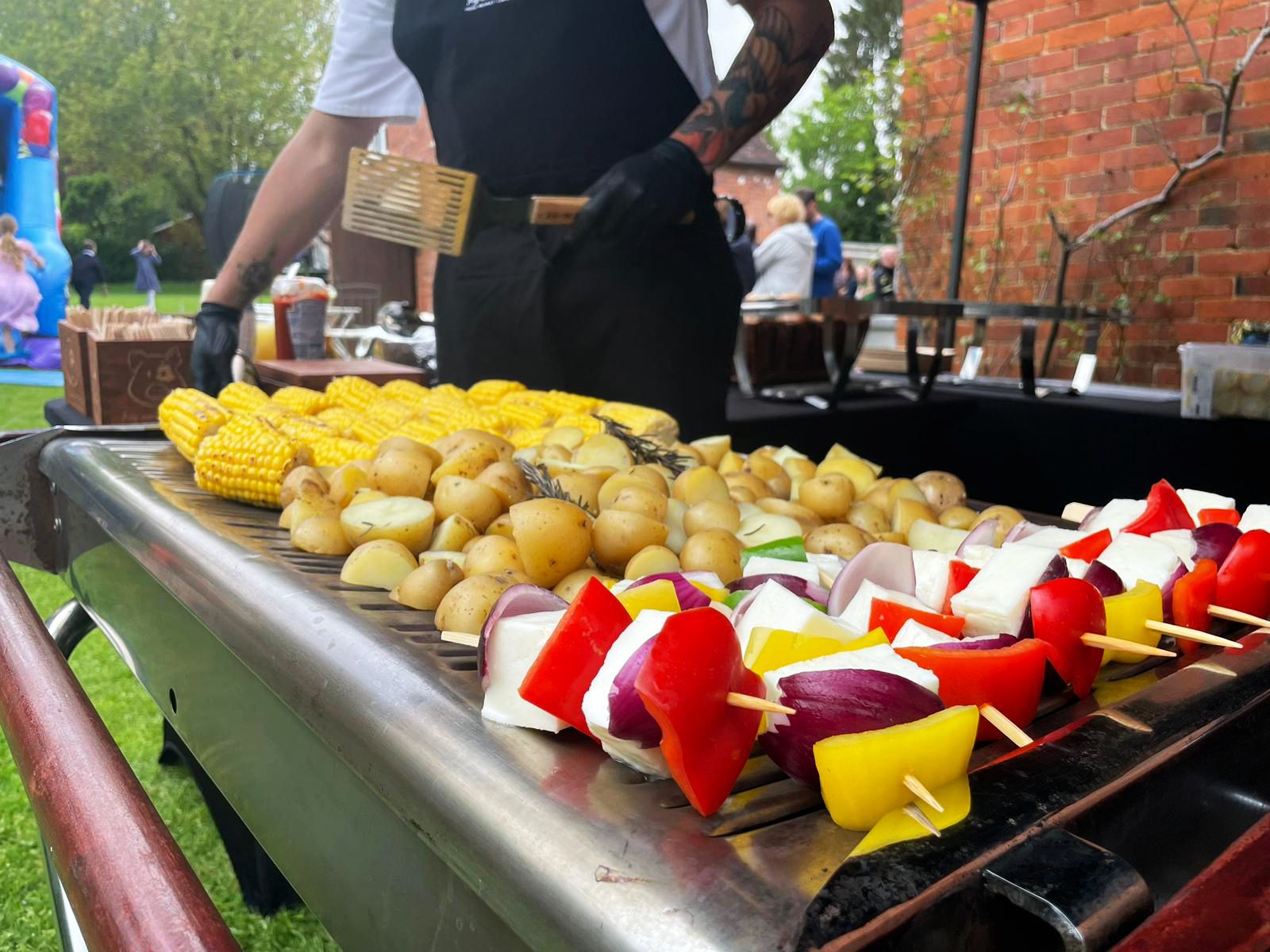 Garden party catering wiltshire