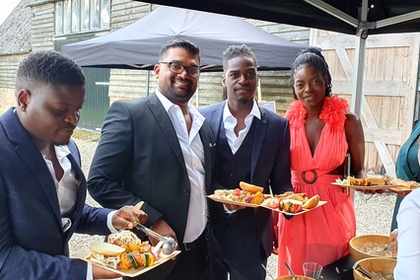 wedding catering hog roast Wiltshire