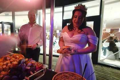 Roasted pig wedding