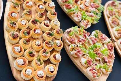 wedding canapes catering
