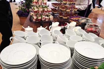 tea and coffee service wedding